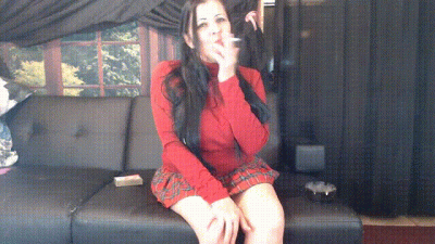 Goddess Anna Having A Ciggy