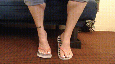 White Toenails Sandals Shoeplay
