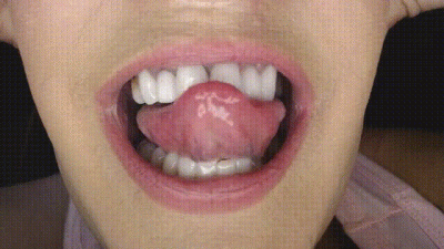 Tongue Twisting Flipping Slapping Closeup Rapid Slap