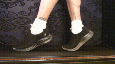 White Ruffled Socks Sneakers Walking