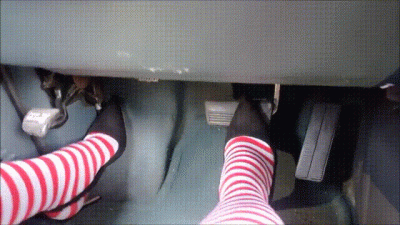 Driving Christmas Socks