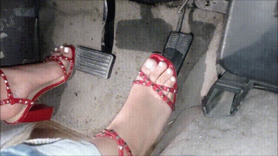 Cranking And Revving Sxy High Heels