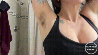 Hairy Armpit Shaving While Giving Incel Affirmations