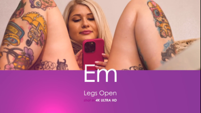 Em Legs Open British Blonde Upskirt