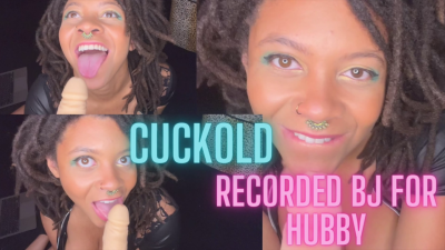 Recorded BJ For Hubby Cuckold