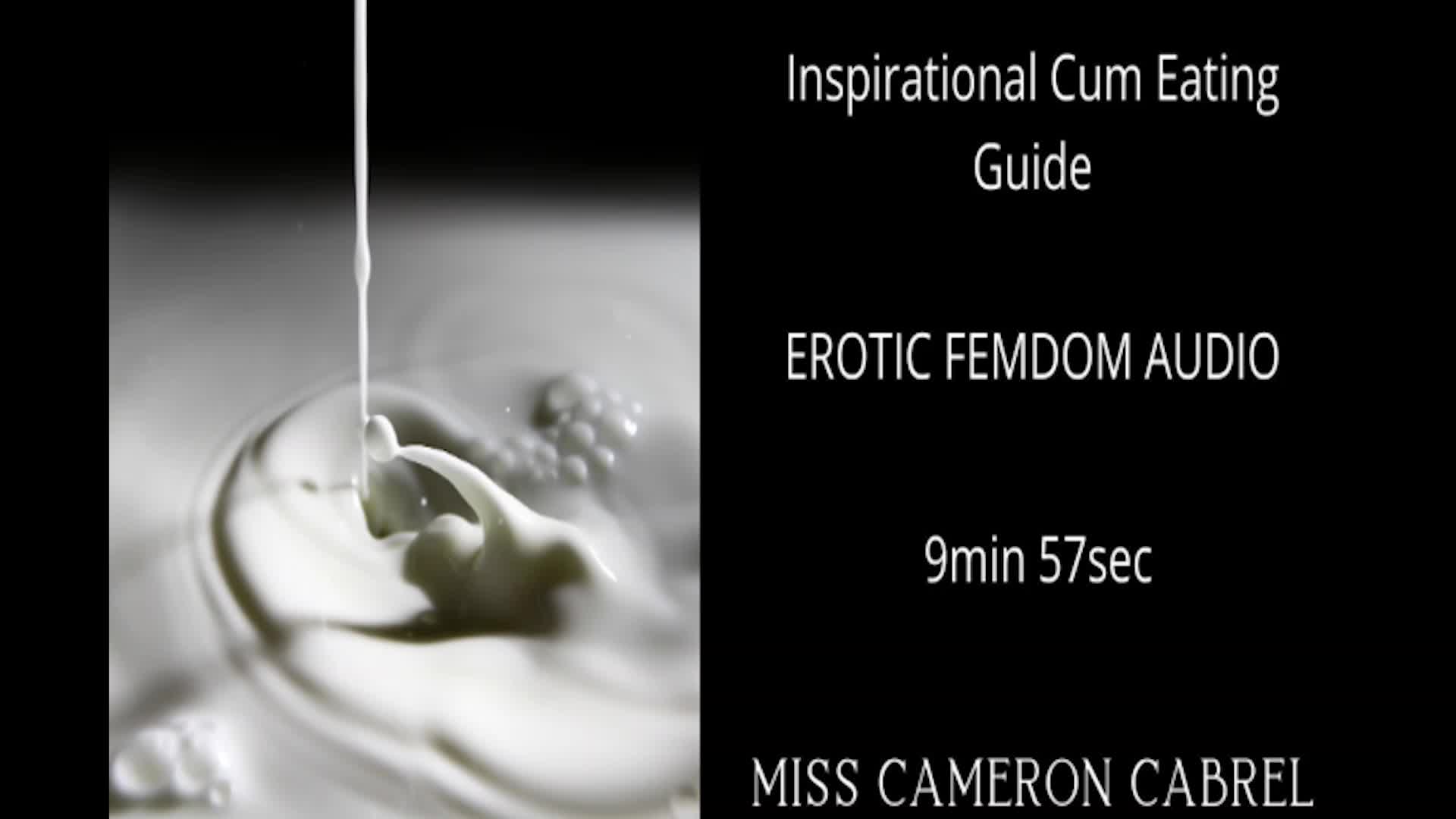 Inspirational Cum Eating Guide | MP4 | Cum Eating Instruction