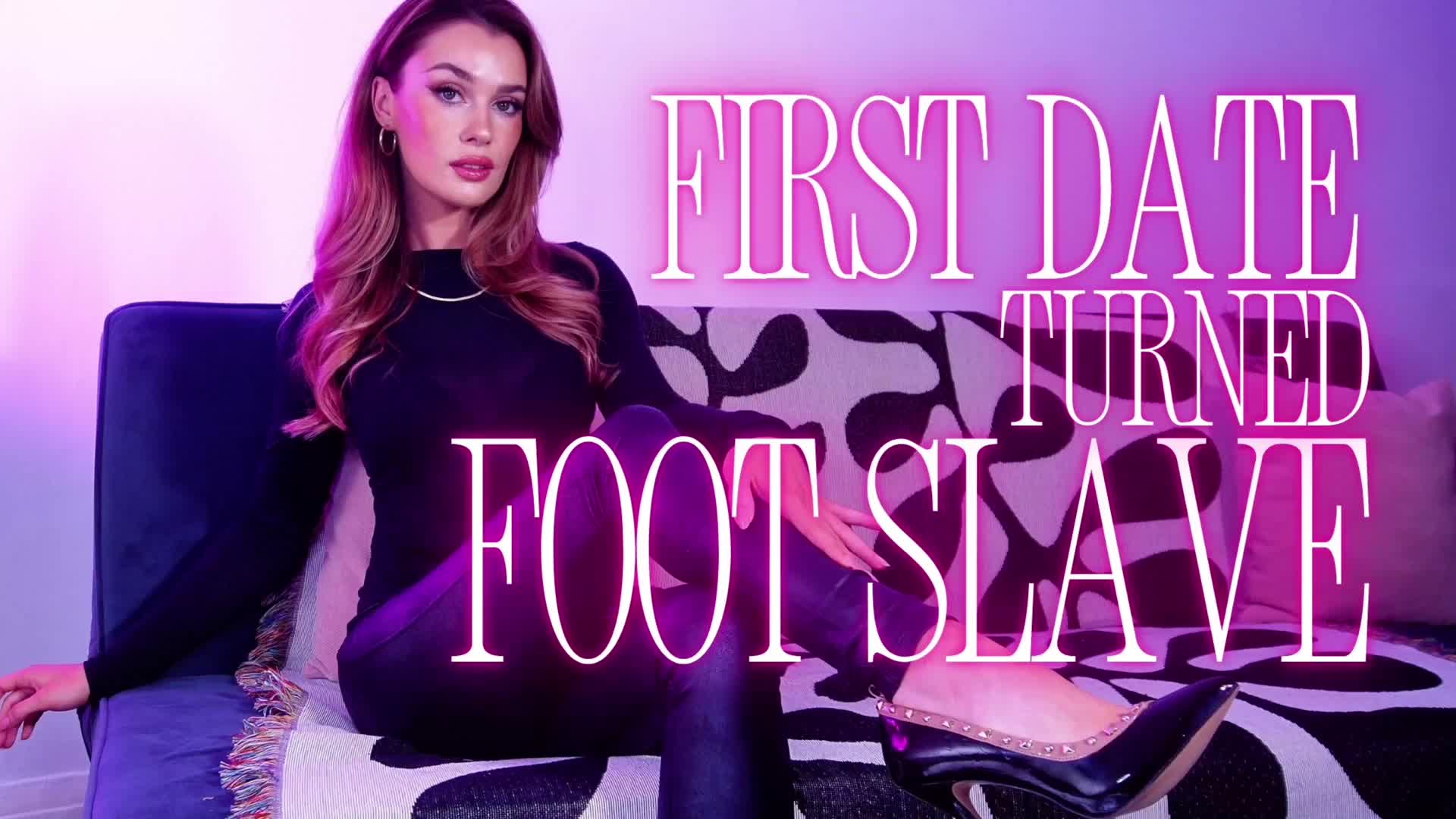 First Date Turned Foot Slave- Foot Domination POV Foot Slapping And Gagging Humiliation
