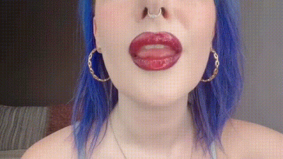 Mesmerising Glossy Lip Fetish