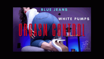 Blue Jeans And White Pumps Orgasm Control