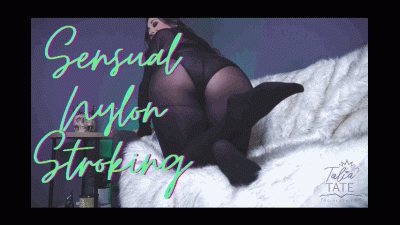 Sensual Nylon Stroking