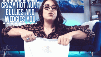 Crazy Hot Step-Aunt Bullies And Wedgies You