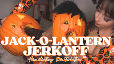Jack-O-Lantern Jerk-Off Humiliating Masturbation Encouragement