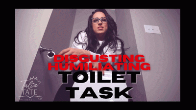 Disgusting Humiliating Toilet Task