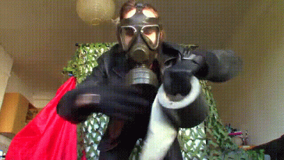 Leather Gasmask Tape Executrixxx-Fantasy JOI