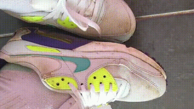 Wrecked 90S Nike Af1 Sneakers