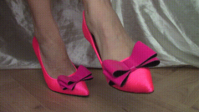 Barbie Pink Bow Heels