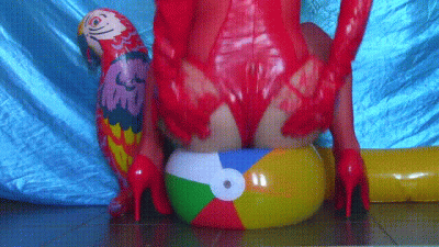 Beach Ball Red Ass Bounce (Non Pop)