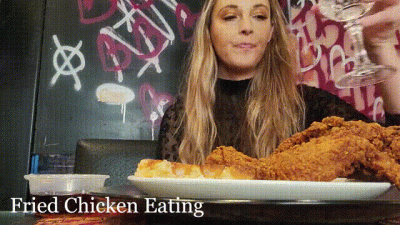 Fried Chicken Eating