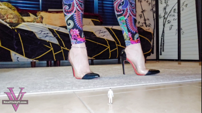 Vicky's Lamp Makes Her Shrunken Foot Slave Wish Come True