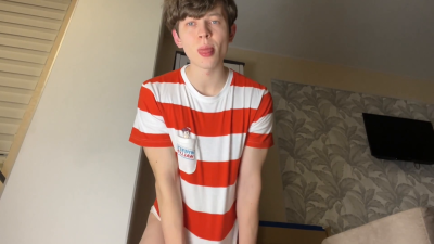 Where's Wally? Here Is! Young Wally With Long Fat Cock/ Cumming Hard/ Sweet Boy/ Fit/ Beautiful