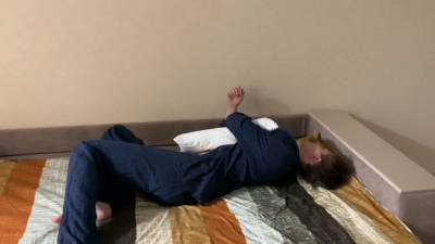 Hot Stud In Pajama Wanking His 9 Inches Dick In Front Of His Roomate/ Cute