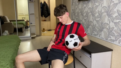 Amazing Strong Orgasm, After Hard Football Training/ Fifa/ Young/ Hot