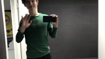 Risky! Jerking Off In Public Toilet (23Cm)/ / Cute Boy/ Hidden