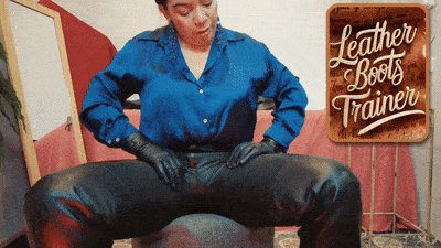 Leather Boot Trainer- Reinaleather POV