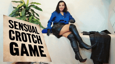 Sensual Leather Crotch POV Reinaleather