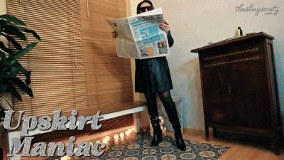 Upskirt Maniac Gets Trapped Isabella Shine POV