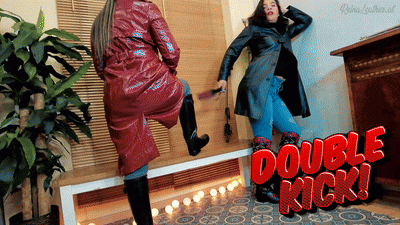 Double Kick Wellies, Cowboy High Heels Boots