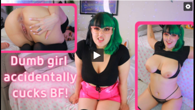 Ditzy GF Accidentally Cucks BF With Bull