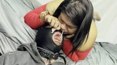 Snot & Spit Obedience - Beh Makes Him Swallow It All # 1080Hd- Goddess Beh