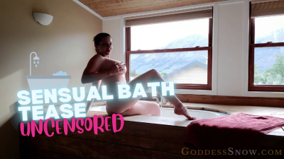 Sensual Bath Tease In New Zealand (Uncensored)