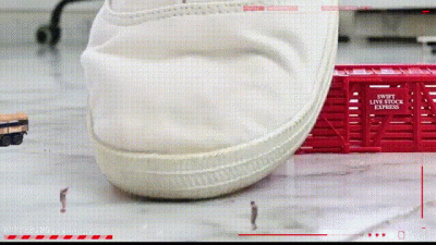 Annette's Slow Motion Sneaker Squeeze
