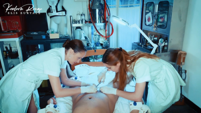 Double Nurses Stitching: Sewn Scrotum, Stapled Penis