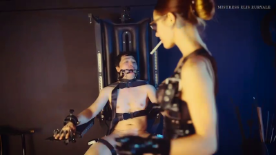 Burned On The Bondage Chair