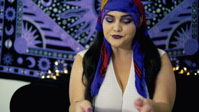 Fortune Teller Shows Ass And Tits