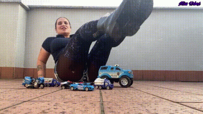 Police Toy Car Destroyer