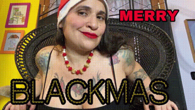 Merry Blackmas English