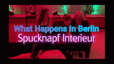 What Happens In Berlin Spucknapf Interieur/ What Happens In Berlin Spittoon Interior
