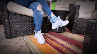Foot Tease While It Rains