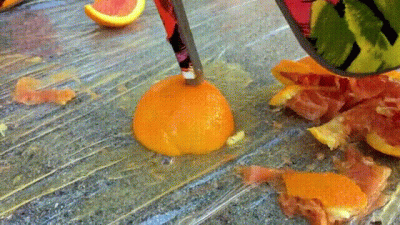 Lick This Freshly Squeezed Orange Juice With Your Tongue (Slo-Mo Shots)