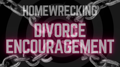 Homewrecking Divorce Encouragement