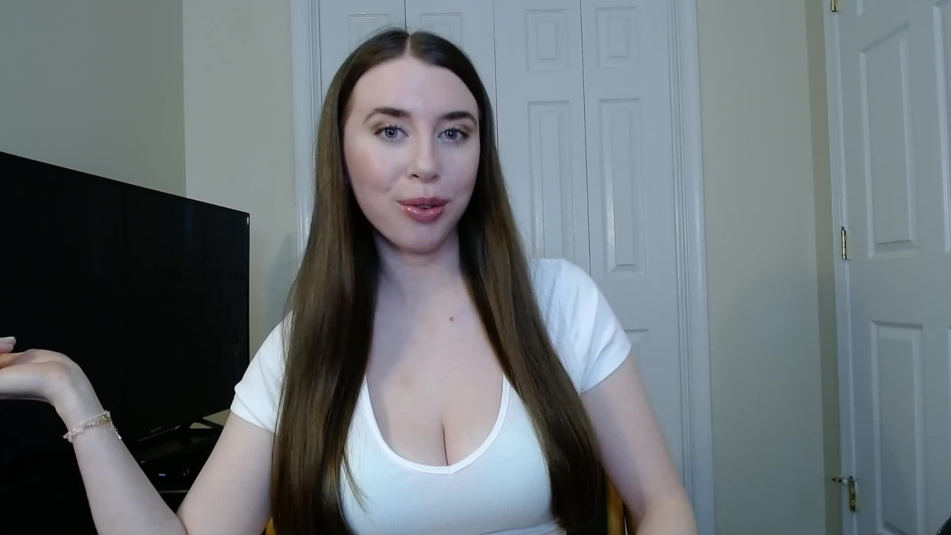 A woman on her knees looking up