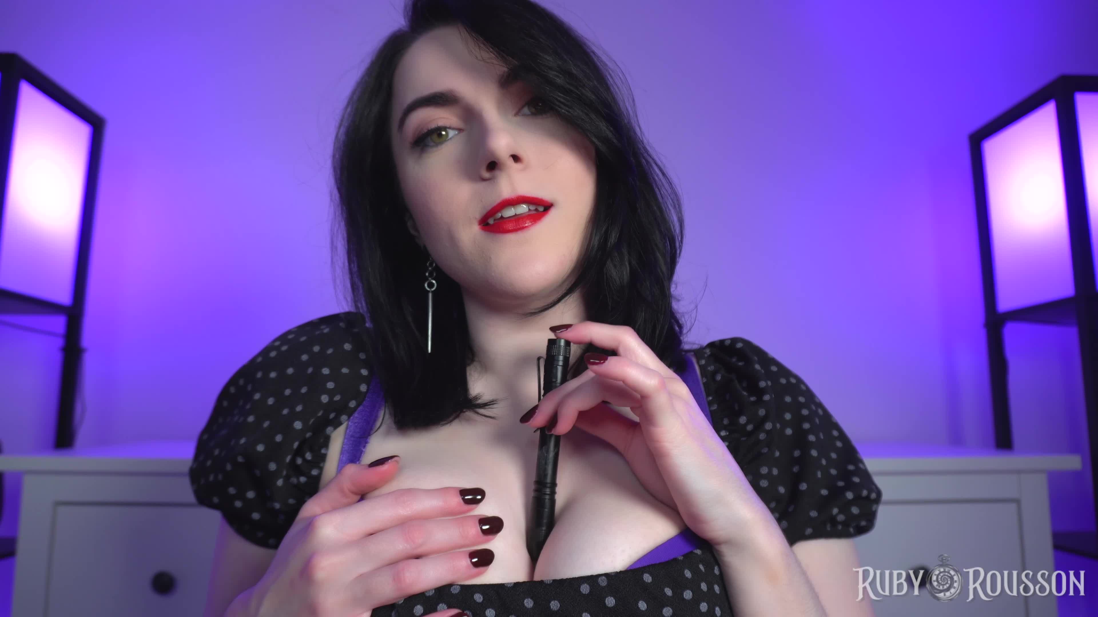 Perfect Cleavage Tease 1: Hiding Pens