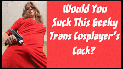 Would You Suck This Geeky Cosplayer's Cock?