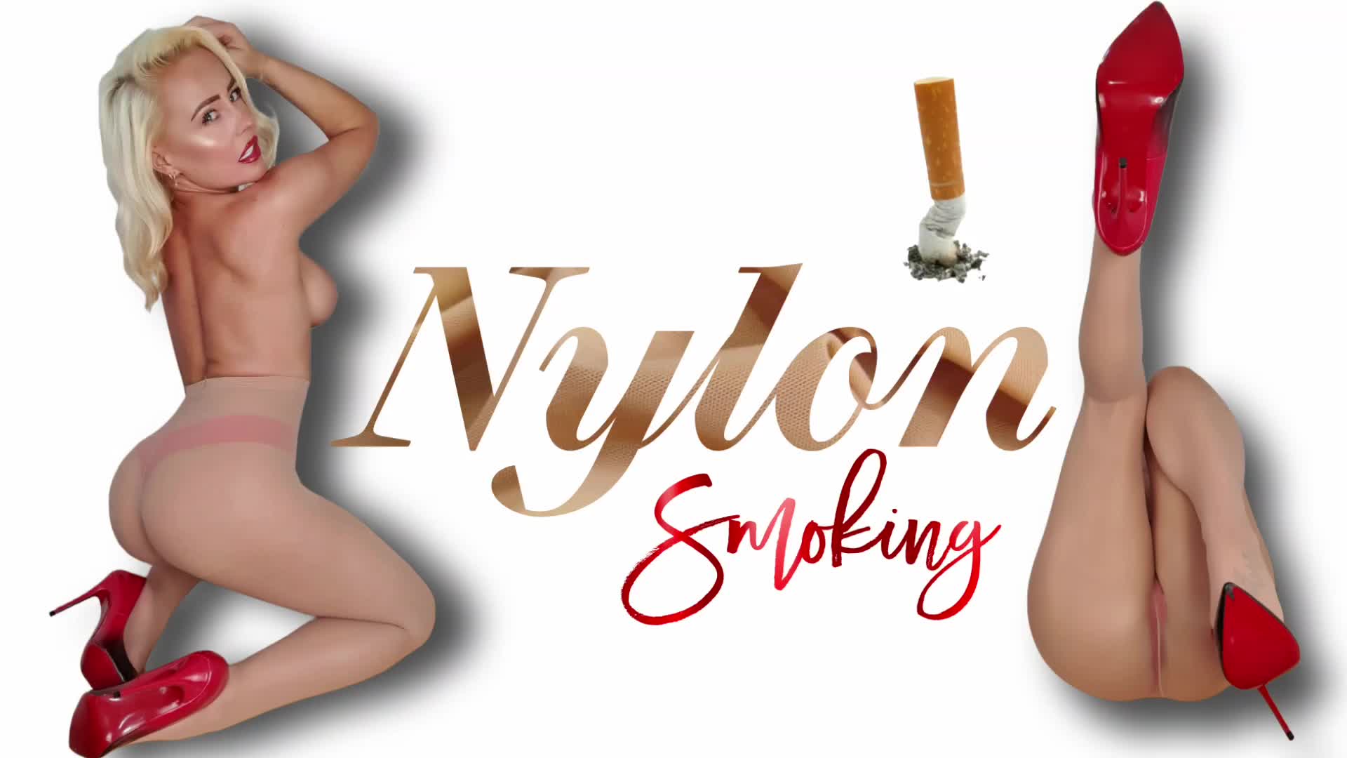 Nude Nylons Smoking