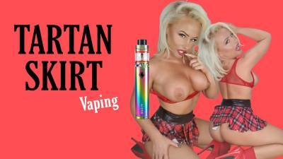 Tartan School Skirt Smoking