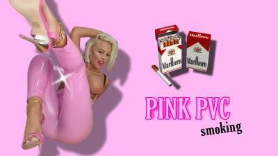 Smoking In Pink PVC Leggings
